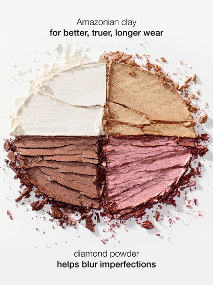 glow wardrobe highlighting eye & cheek palette